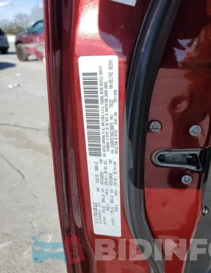 3C6RR7KT9HG738875 Photo# 12