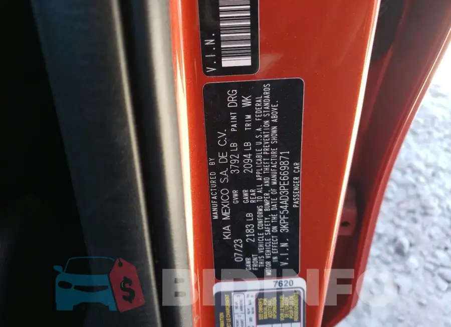 3KPF54AD3PE669871 Photo# 13