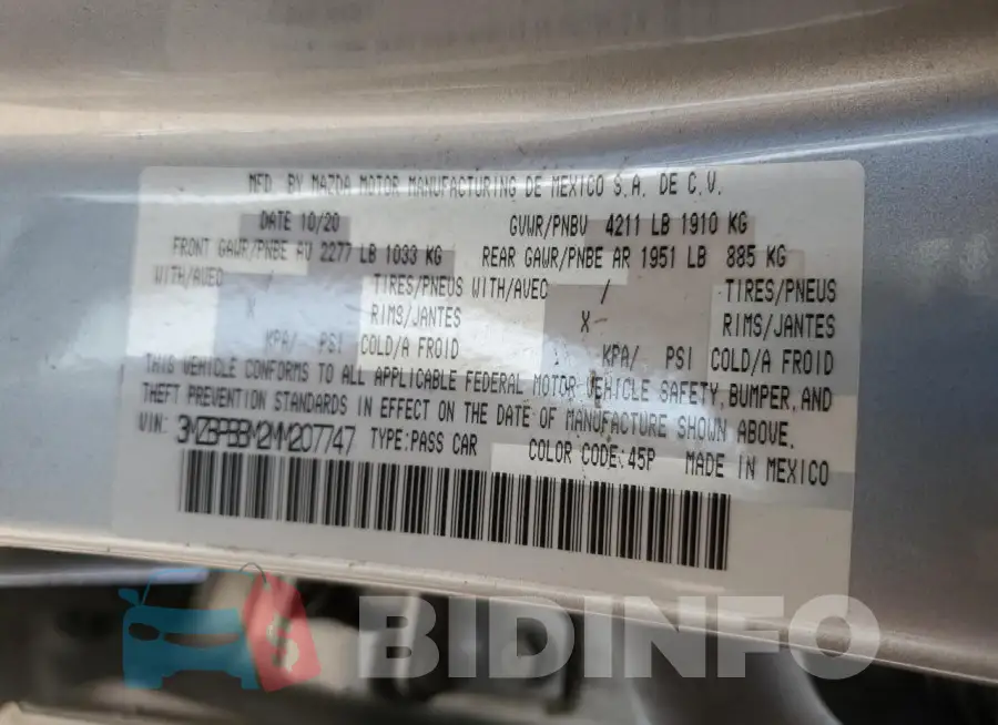 3MZBPBBM2MM207747 Photo# 12