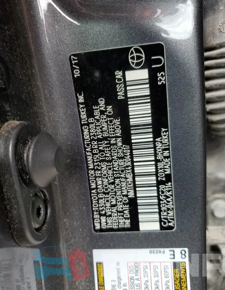 NMTKHMBX4JR044017 Photo# 12