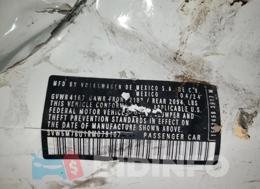 3VW5M7BU1RM079107 Photo# 12