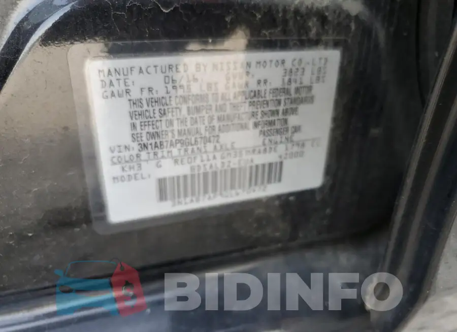 3N1AB7AP9GL670472 Photo# 12