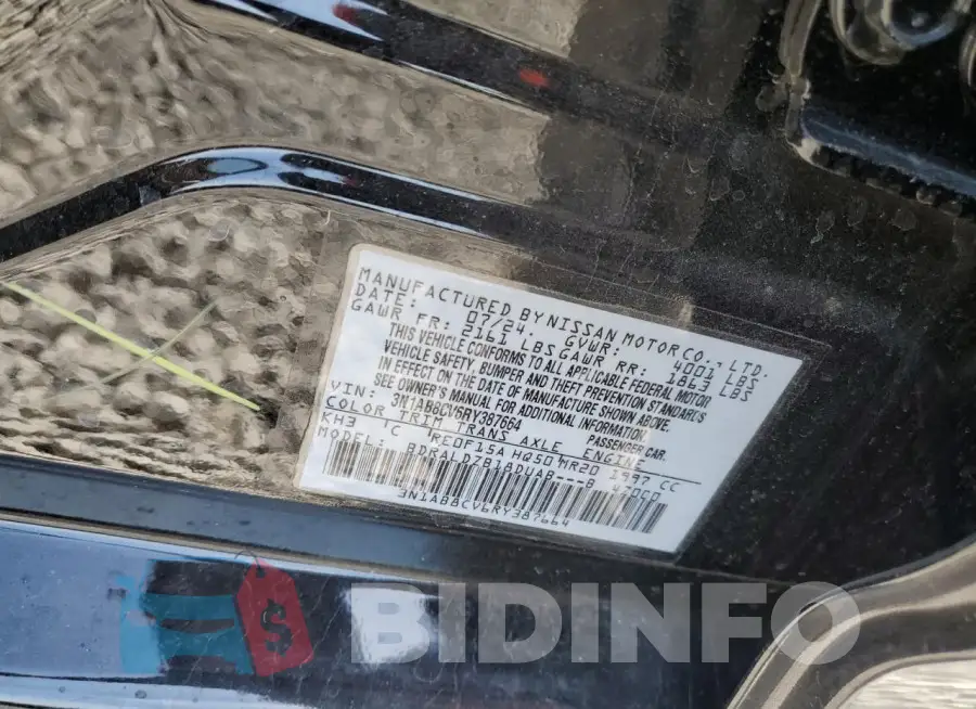 3N1AB8CV6RY387664 Photo# 12