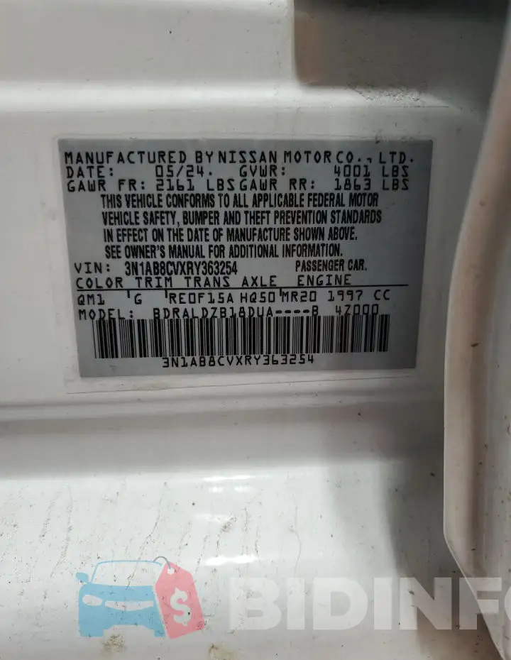 3N1AB8CVXRY363254 Photo# 12