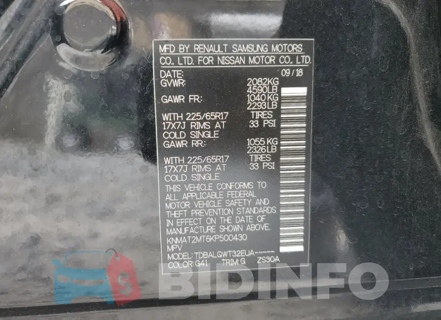 KNMAT2MT6KP500430 Photo# 14