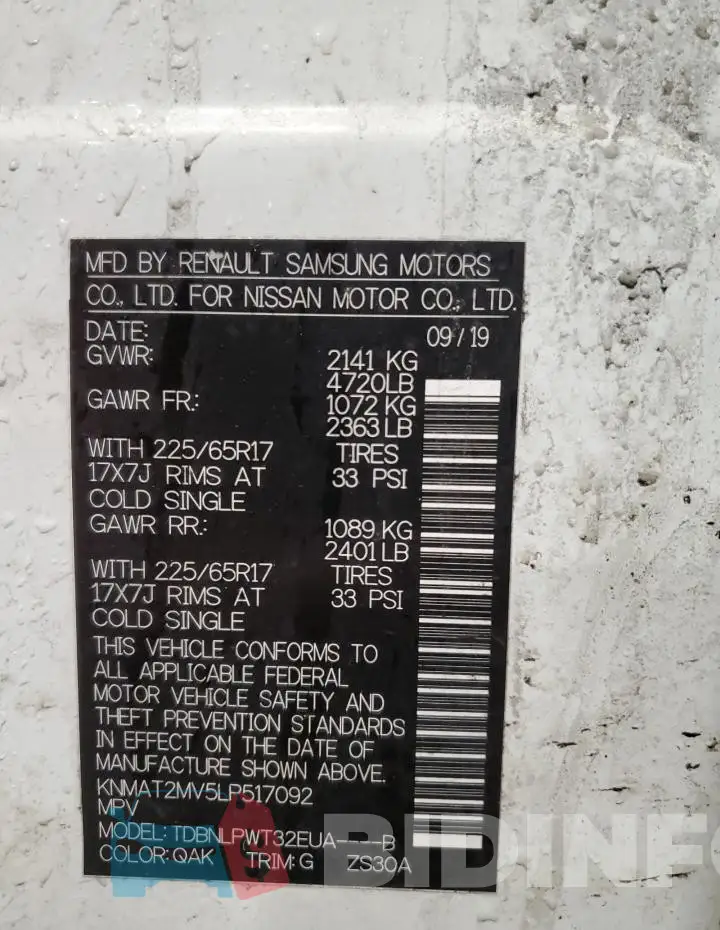 KNMAT2MV5LP517092 Photo# 14