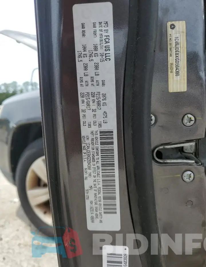 1C4NJDEBXGD594300 Photo# 13
