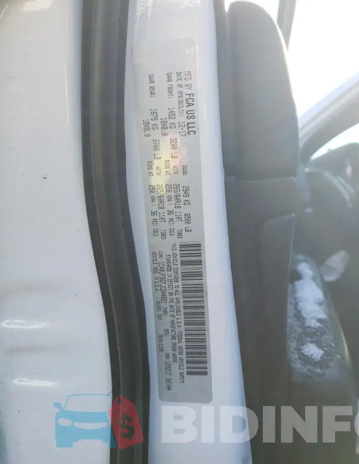 1C4RJFBG7JC244021 Photo# 14