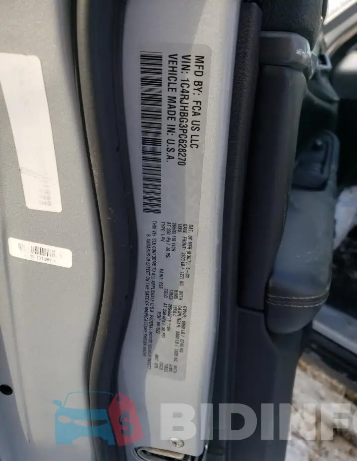 1C4RJHBG3PC628270 Photo# 14