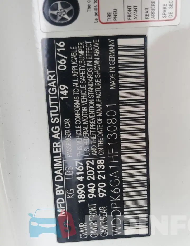 WDDPK6GA1HF130801 Photo# 12
