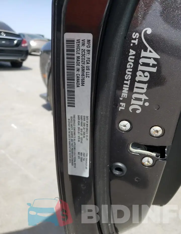 2C3CDZFJ6MH676884 Photo# 12