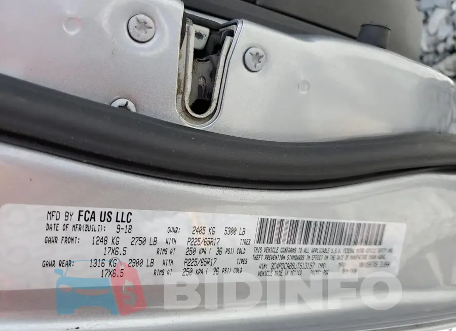 3C4PDCAB9JT513157 Photo# 13
