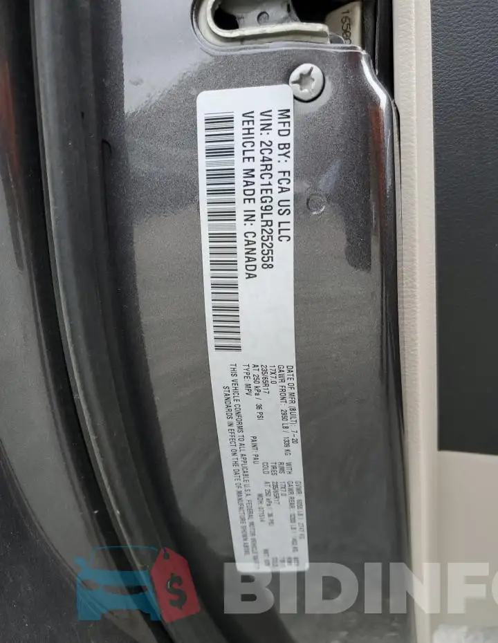 2C4RC1EG9LR252558 Photo# 13
