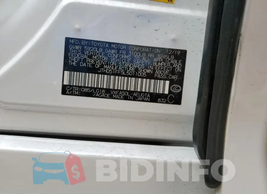 JTHD51FF5L5011005 Photo# 13