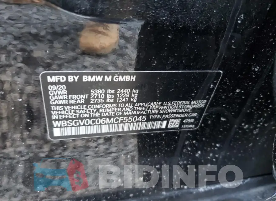 WBSGV0C06MCF55045 Photo# 12