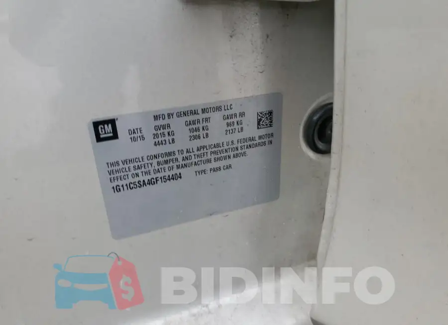 1G11C5SA4GF154404 Photo# 12