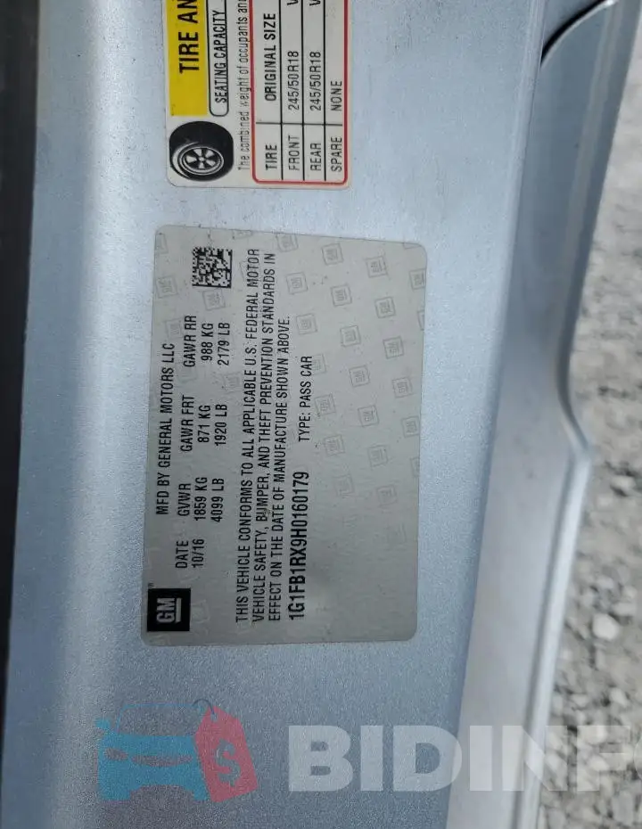 1G1FB1RX9H0160179 Photo# 12