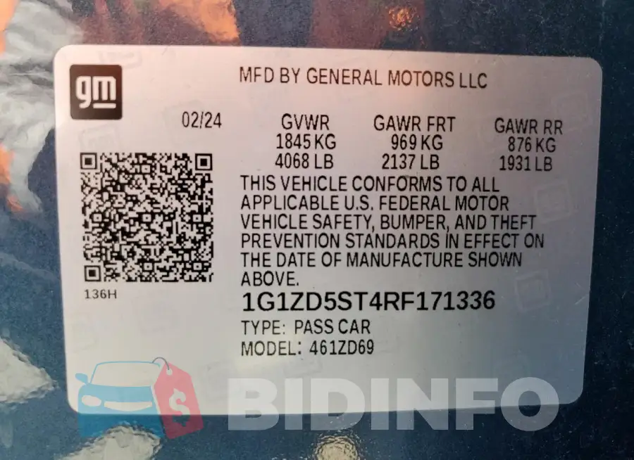1G1ZD5ST4RF171336 Photo# 12