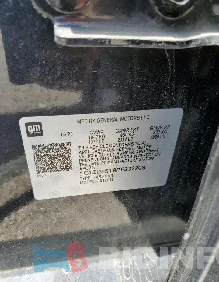 1G1ZD5ST9PF232208 Photo# 13