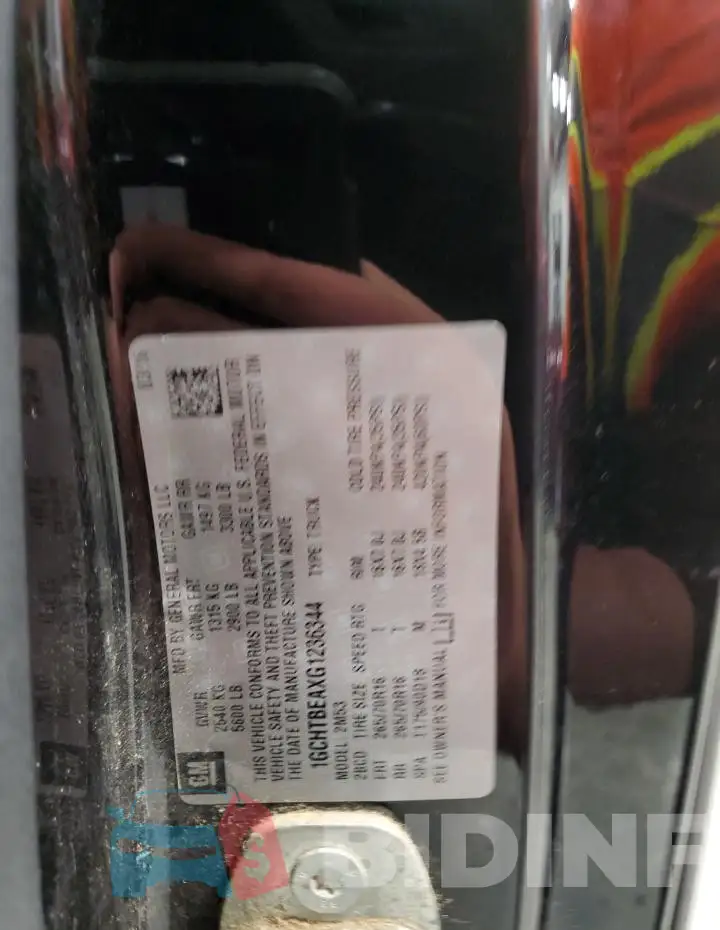 1GCHTBEAXG1236344 Photo# 12
