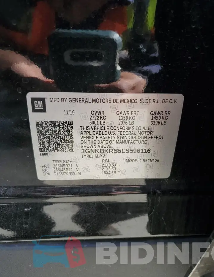 3GNKBKRS5LS596116 Photo# 14
