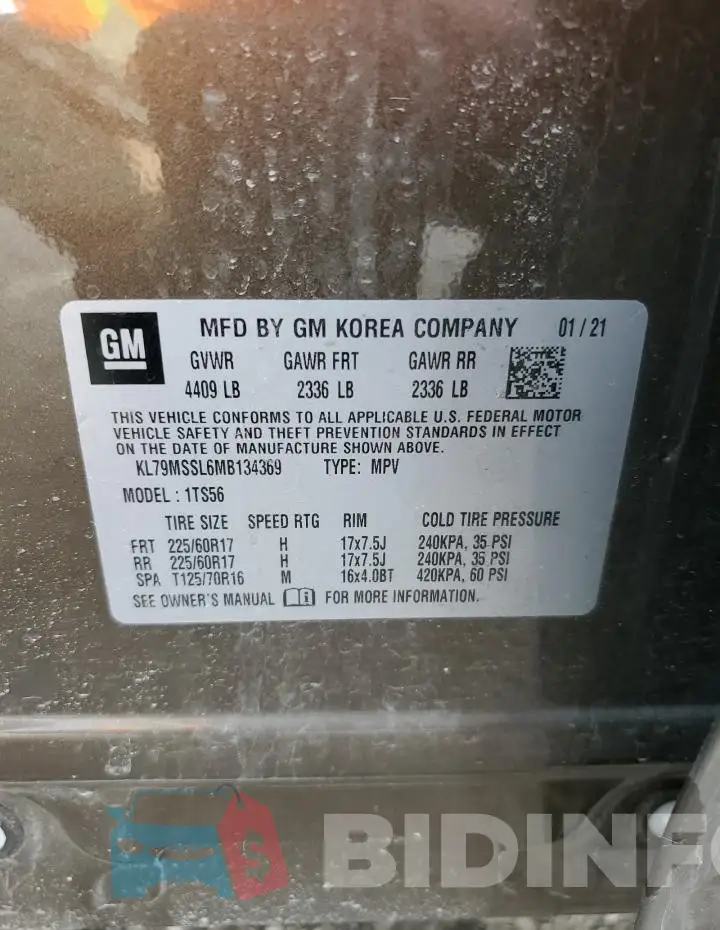 KL79MSSL6MB134369 Photo# 13