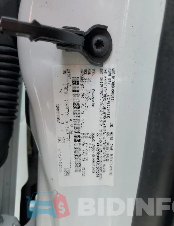 1FADP3FE3JL303295 Photo# 12