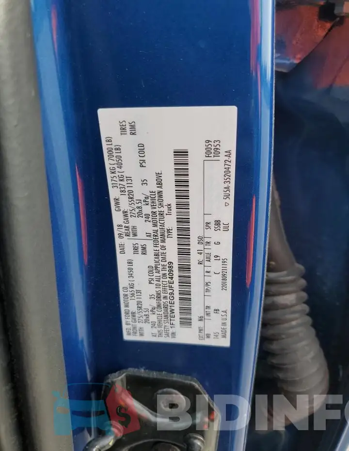 1FTEW1EG9JFE40989 Photo# 12