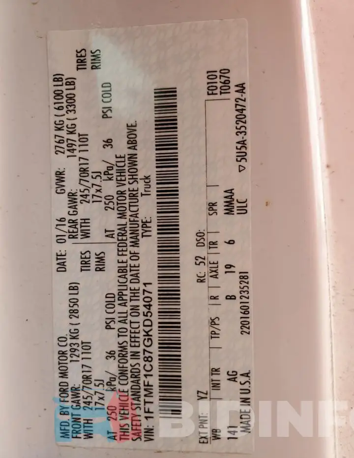 1FTMF1C87GKD54071 Photo# 12