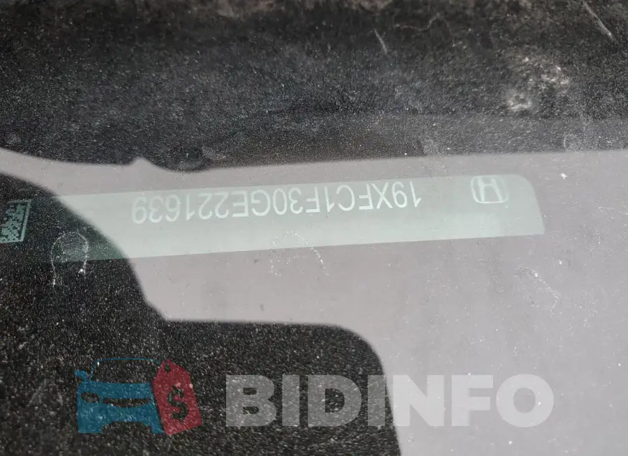 19XFC1F30GE221639 Photo# 12