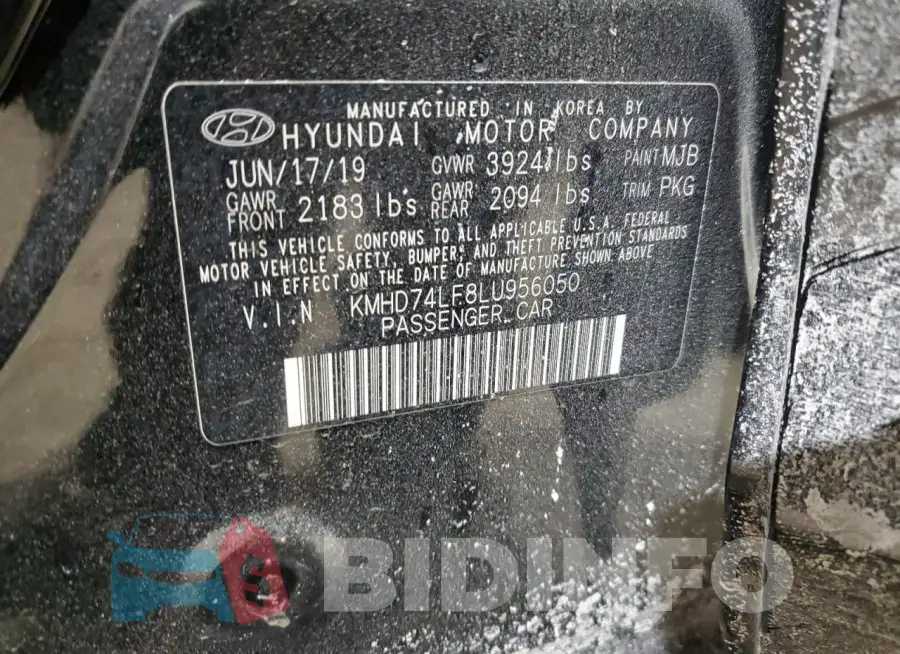 KMHD74LF8LU956050 Photo# 12