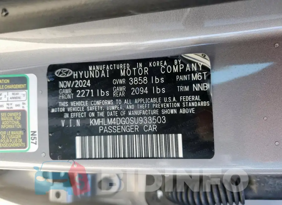 KMHLM4DG0SU933503 Photo# 13