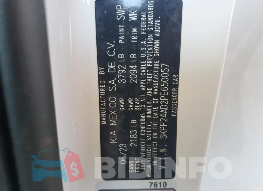 3KPF24AD2PE650057 Photo# 12