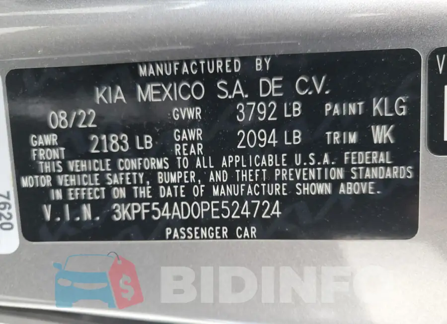 3KPF54AD0PE524724 Photo# 12