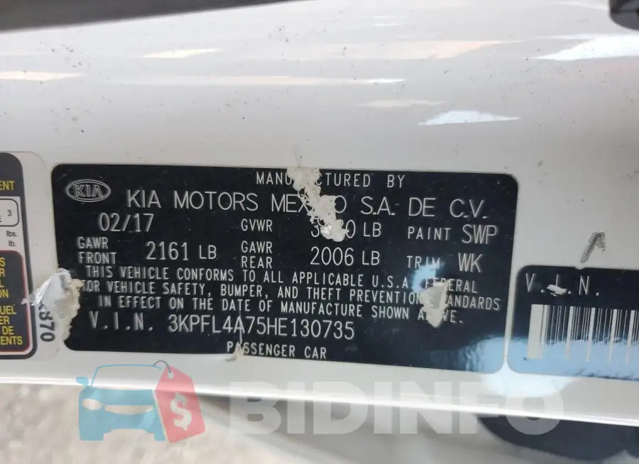 3KPFL4A75HE130735 Photo# 12
