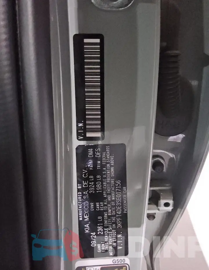 3KPFT4DE3SE017156 Photo# 13