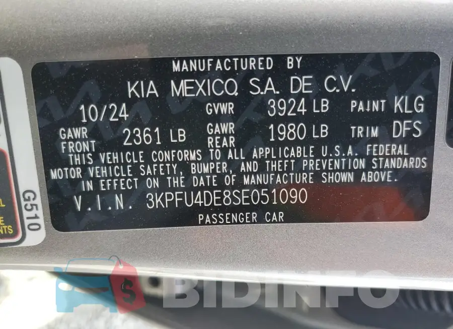3KPFU4DE8SE051090 Photo# 13