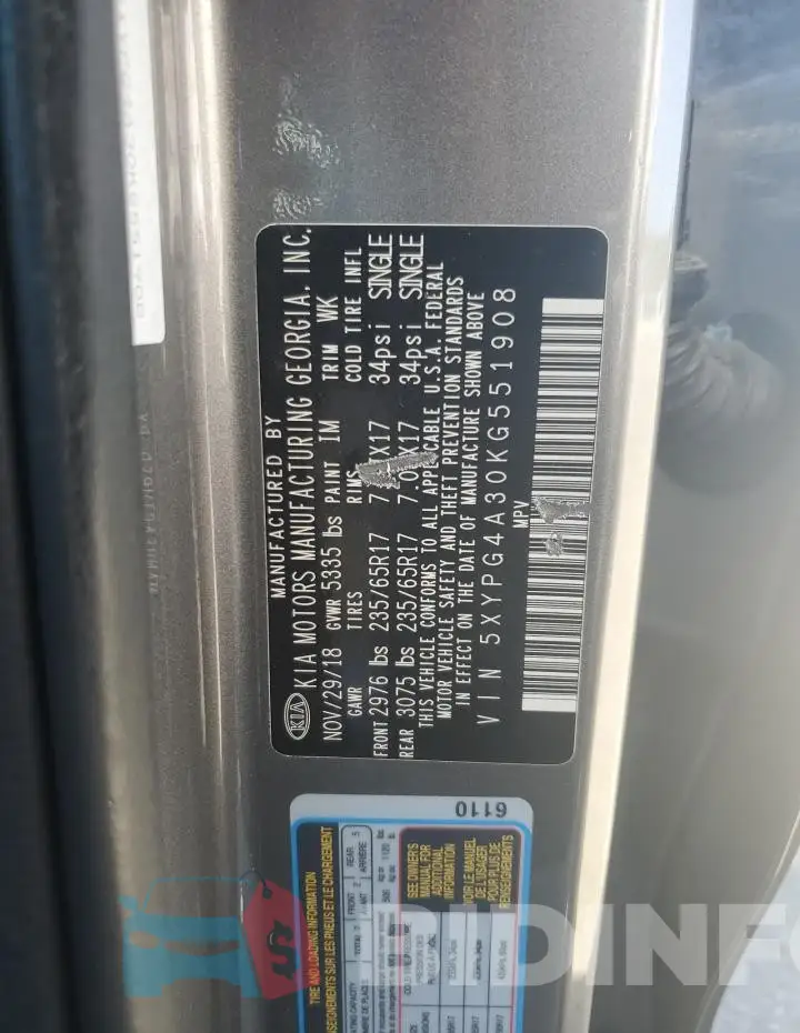 5XYPG4A30KG551908 Photo# 12