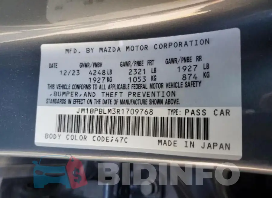 JM1BPBLM3R1709768 Photo# 10
