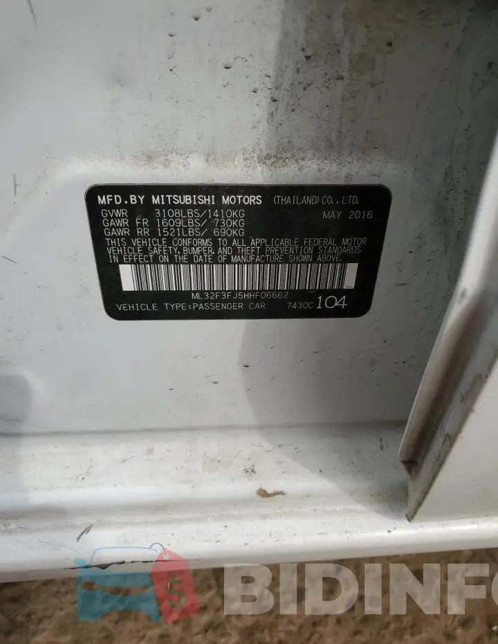 ML32F3FJ5HHF06662 Photo# 12