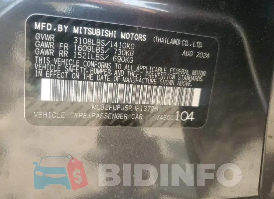 ML32FUFJ5RHF13778 Photo# 12