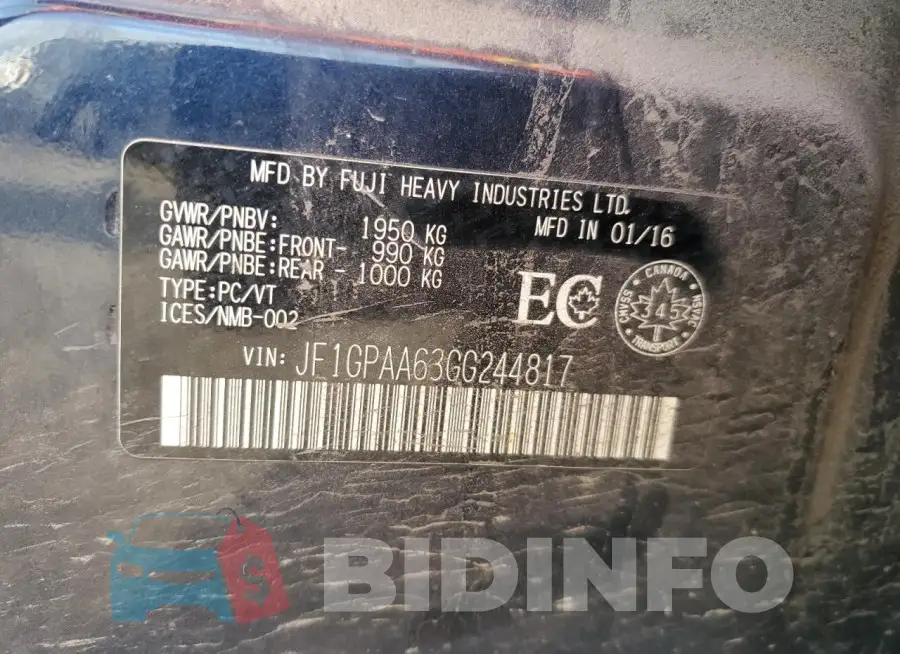 JF1GPAA63GG244817 Photo# 12