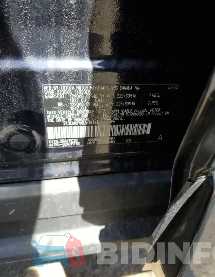 2T3EWRFV8LW081440 Photo# 12