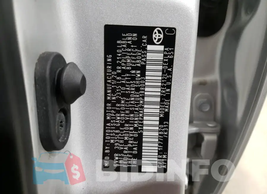 5YFEPMAE2MP188003 Photo# 12