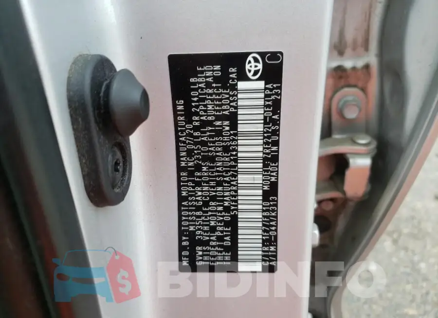 5YFEPRAE7LP143621 Photo# 12