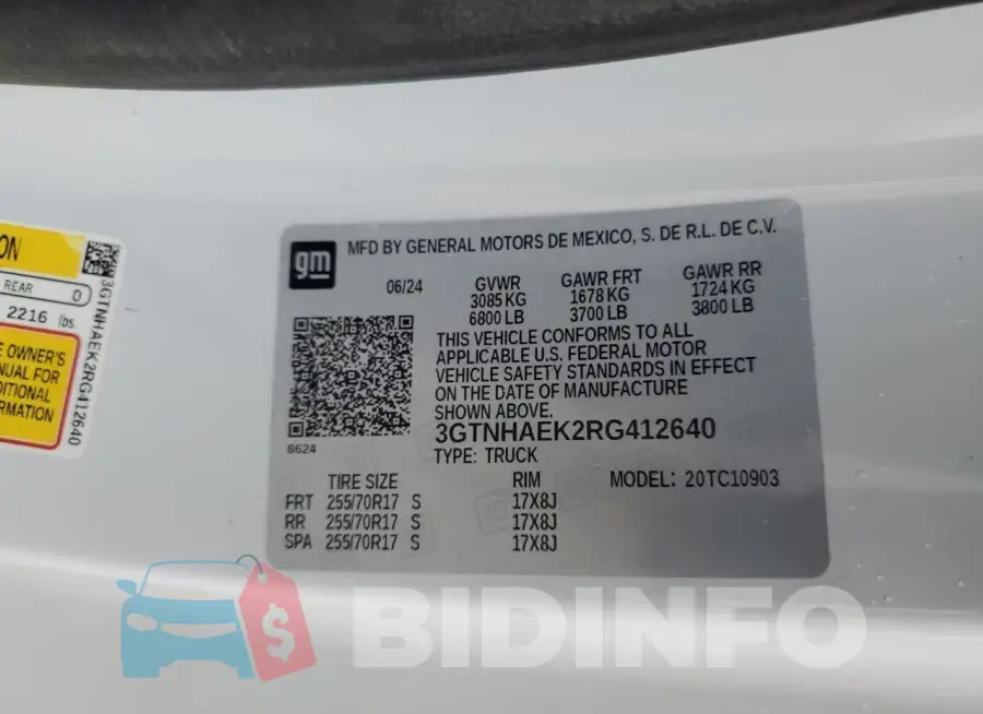 3GTNHAEK2RG412640 Photo# 13