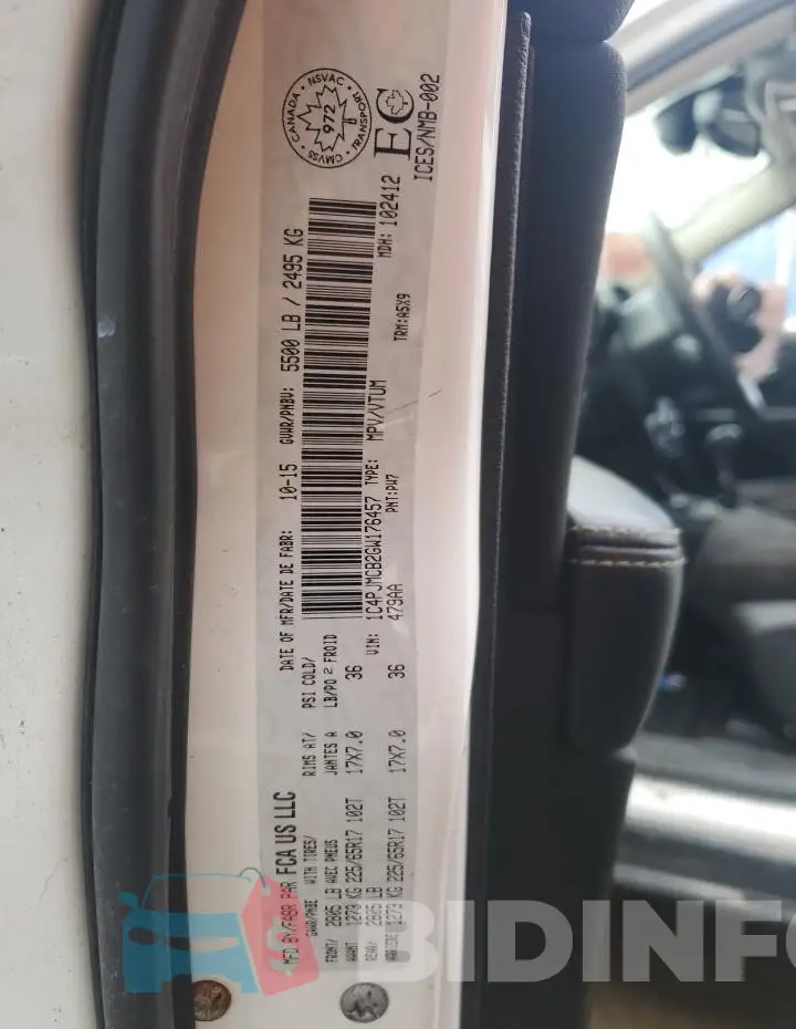1C4PJMCB2GW176457 Photo# 14
