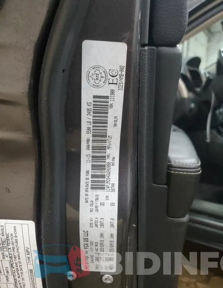 1C4PJMDS4GW202068 Photo# 13