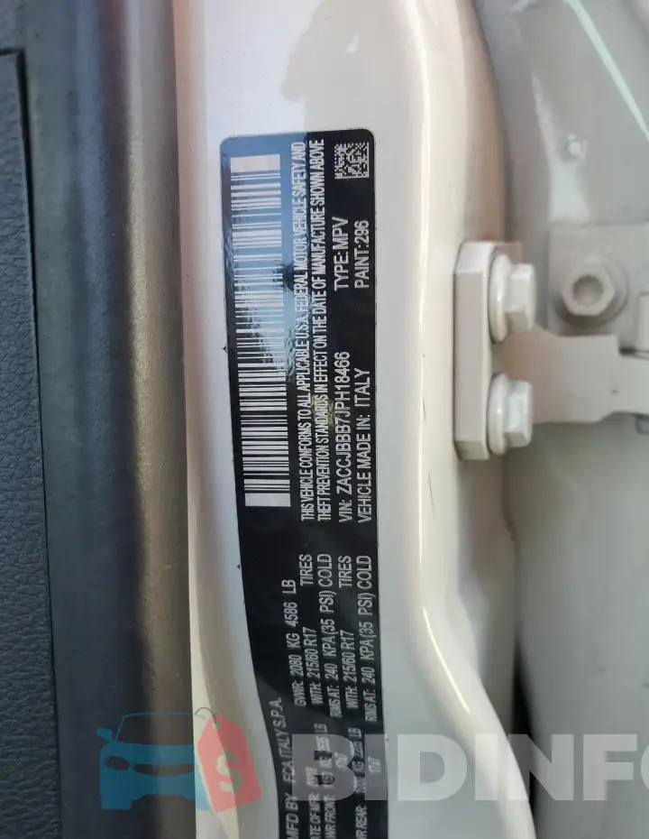ZACCJBBB7JPH18466 Photo# 13