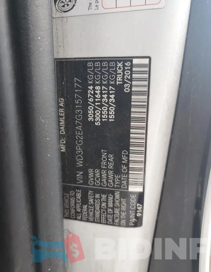WD3PG2EA7G3157177 Photo# 13